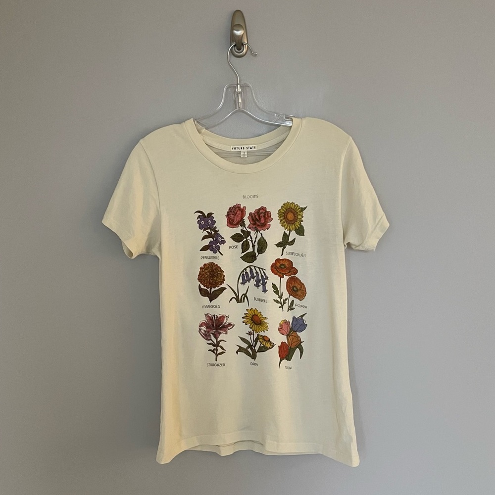 Urban Outfitters Future State Floral Graphic Tee